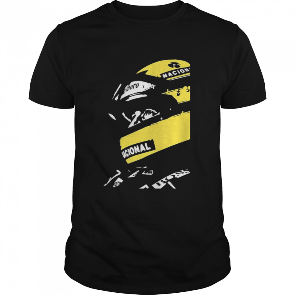 Essential Formula 1 Car Racing F1 Ayrton Senna Drawing shirt