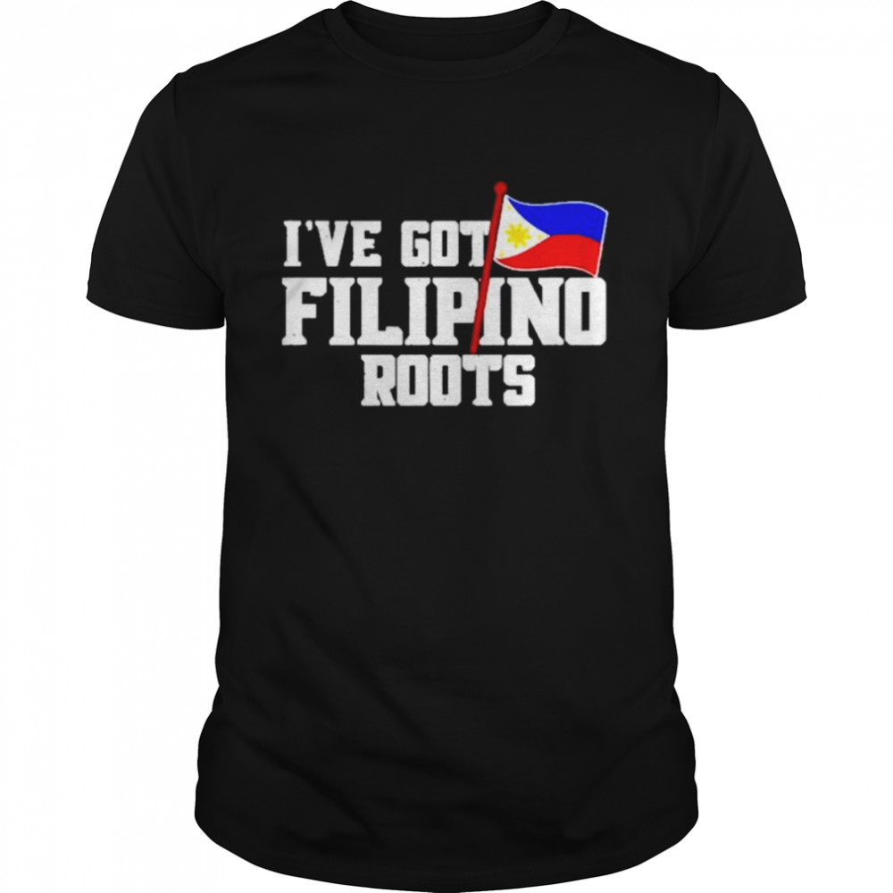 Filipino roots citizenship Philippine flag pinoy pride shirt