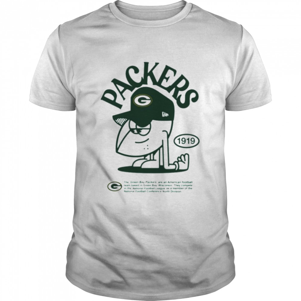 Football cartoon Green Bay Packers 1919 shirt