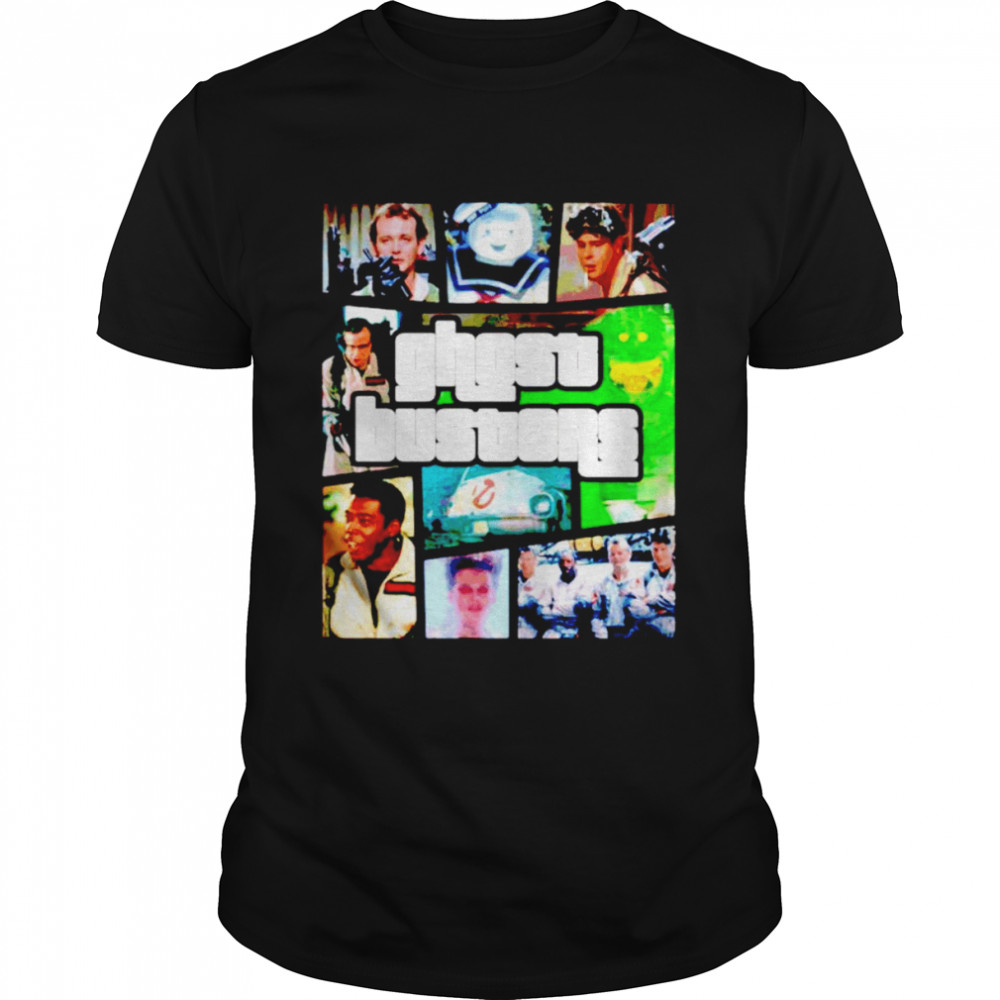 Ghost busters grand theft auto parody shirt