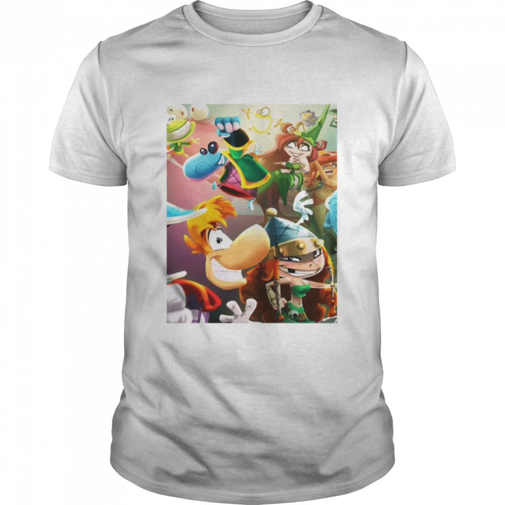 Graphic Art Rayman Legends Game shirt Classic Men's T-shirt