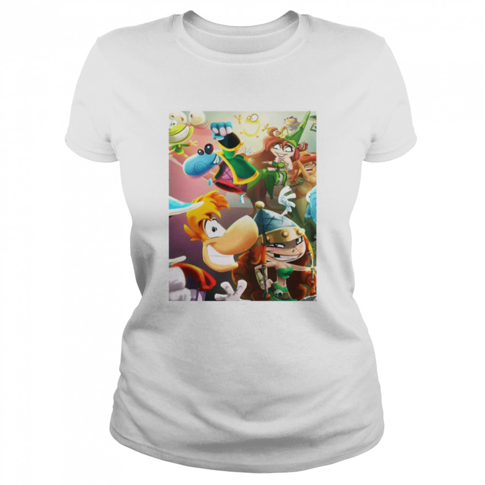 Graphic Art Rayman Legends Game shirt Classic Women's T-shirt