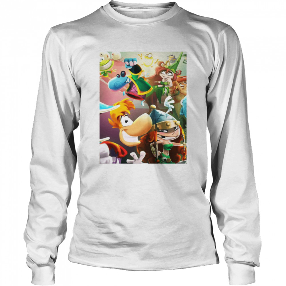 Graphic Art Rayman Legends Game shirt Long Sleeved T-shirt