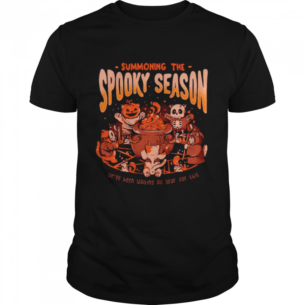 halloween summoning the spooky season shirt