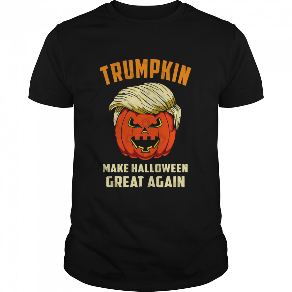 Halloween Trumpkin Make Halloween Great Again Trump Halloween Shirt