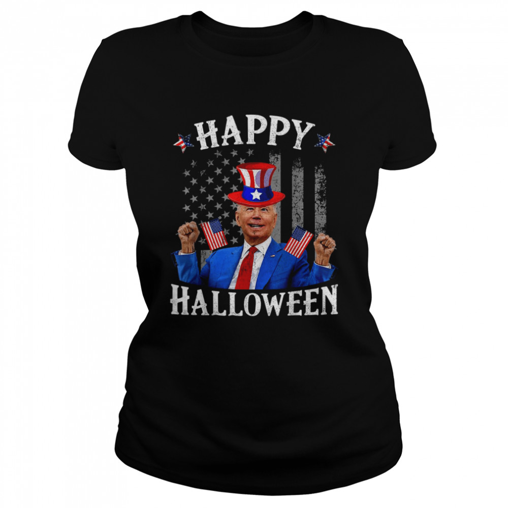 Happy Halloween Confused 4th Of July 2022 shirt Classic Women's T-shirt