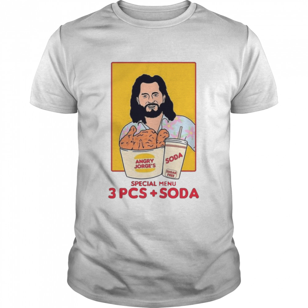 Jorge Masvidal 3 Piece With Soda shirt