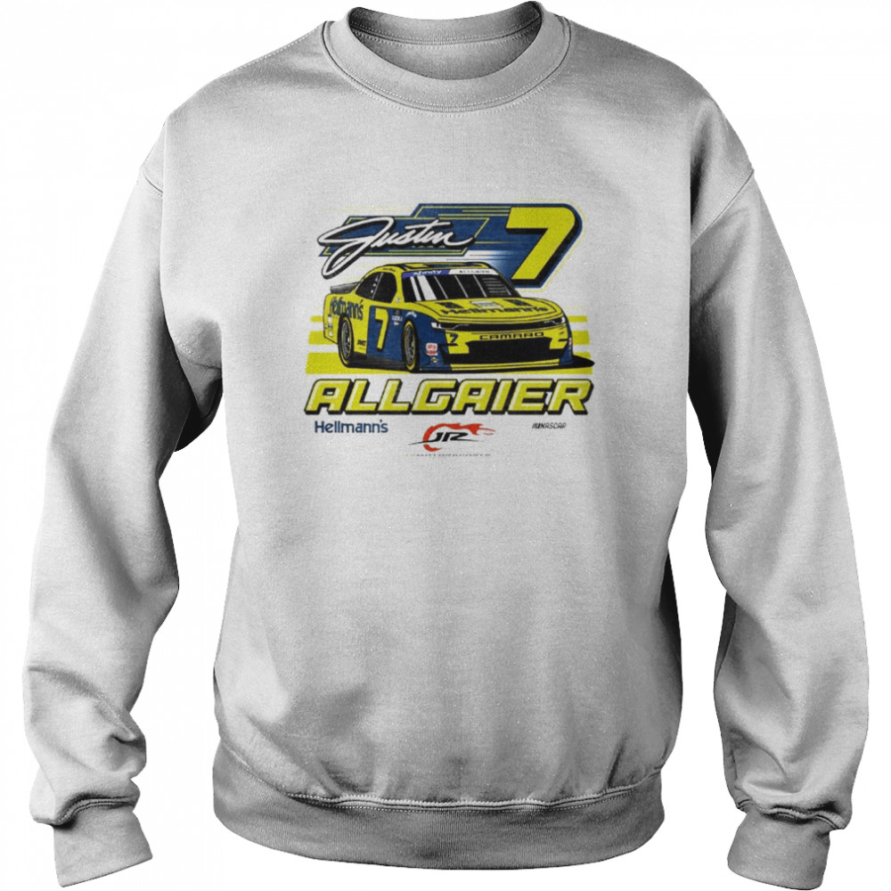 Justin Allgaier 7 Hellmann’s Darlington shirt Unisex Sweatshirt