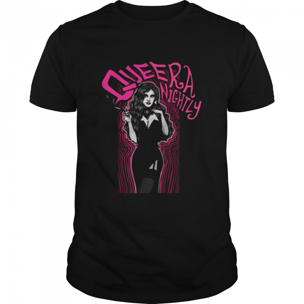 Lady Of The Night Pink Noir Edition The Munsters shirt