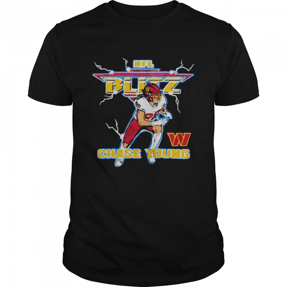 NFL Blitz Commanders Chase Young T-shirt