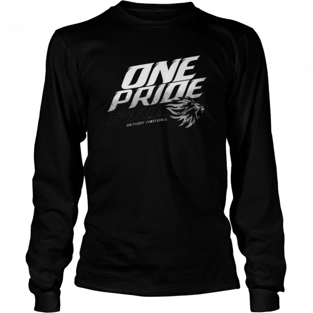 One pride detroit football 2022 shirt Long Sleeved T-shirt