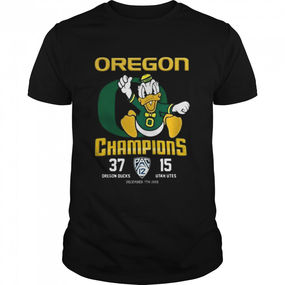Oregon Champion 37 Oregon Ducks 15 Utah Utes Oregon Ducks T- Classic Men's T-shirt