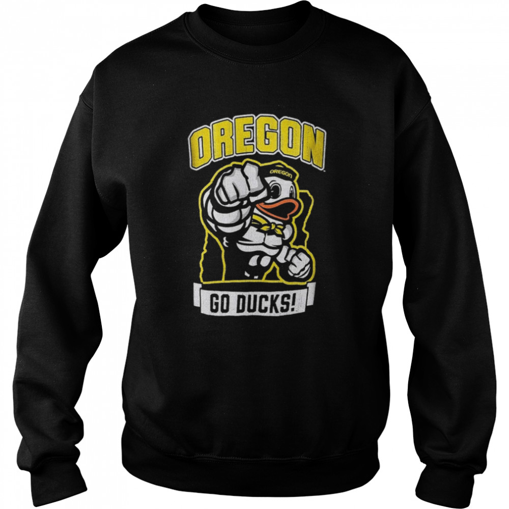 Oregon Ducks Champion Youth Strong Mascot Oregon Ducks T- Unisex Sweatshirt