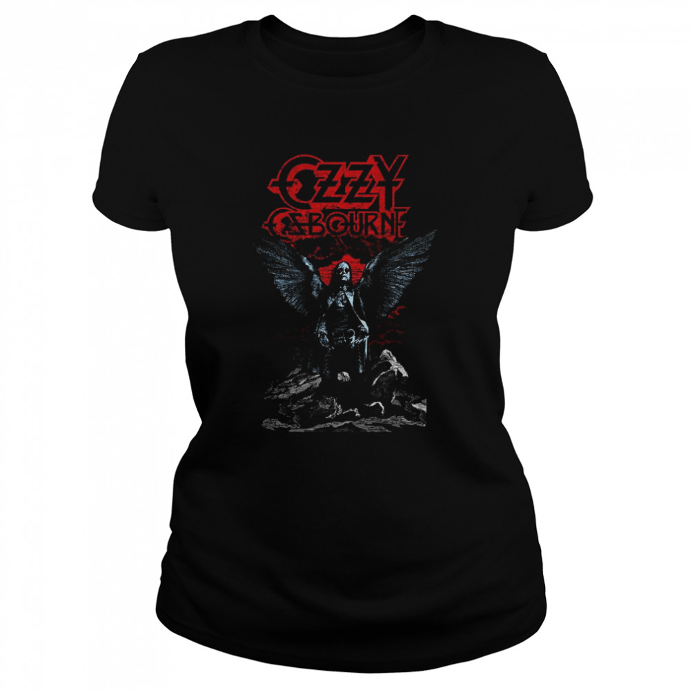 Ozzy Osbourne Black Sabbath Rock Heavy Metal  shirt Classic Women's T-shirt