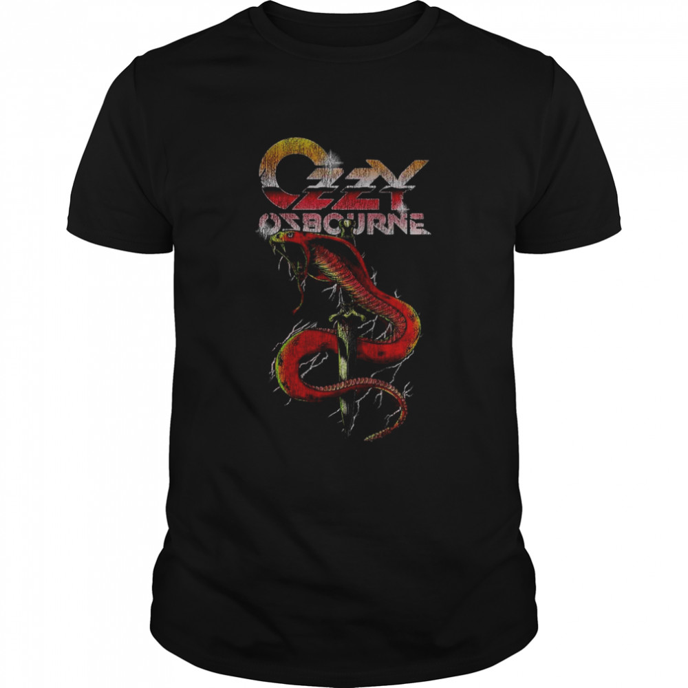 Ozzy Osbourne Cobra Dagger Black Sabbath shirt