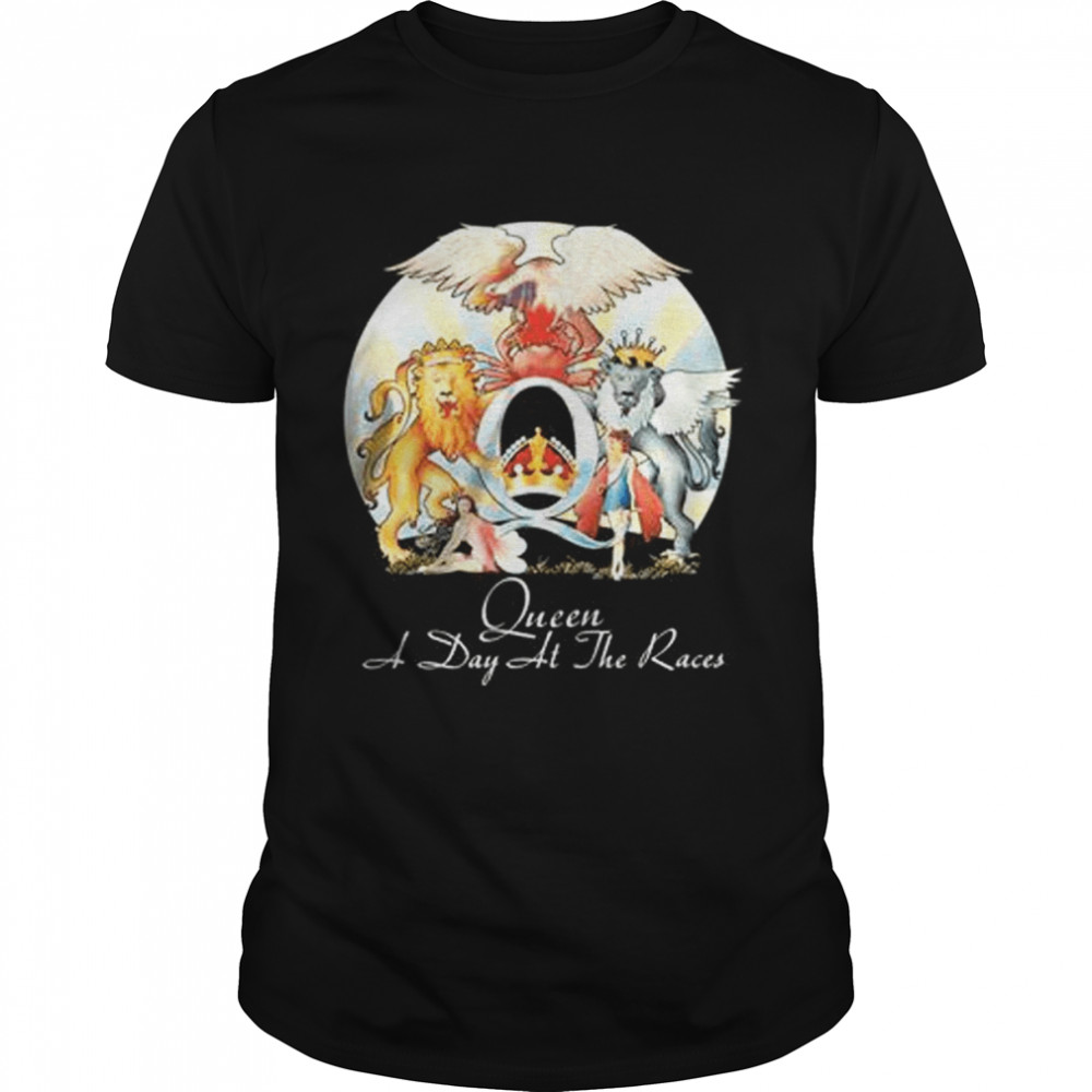 Queen A Day At The Races Freddie Mercury Rock shirt Classic Men's T-shirt