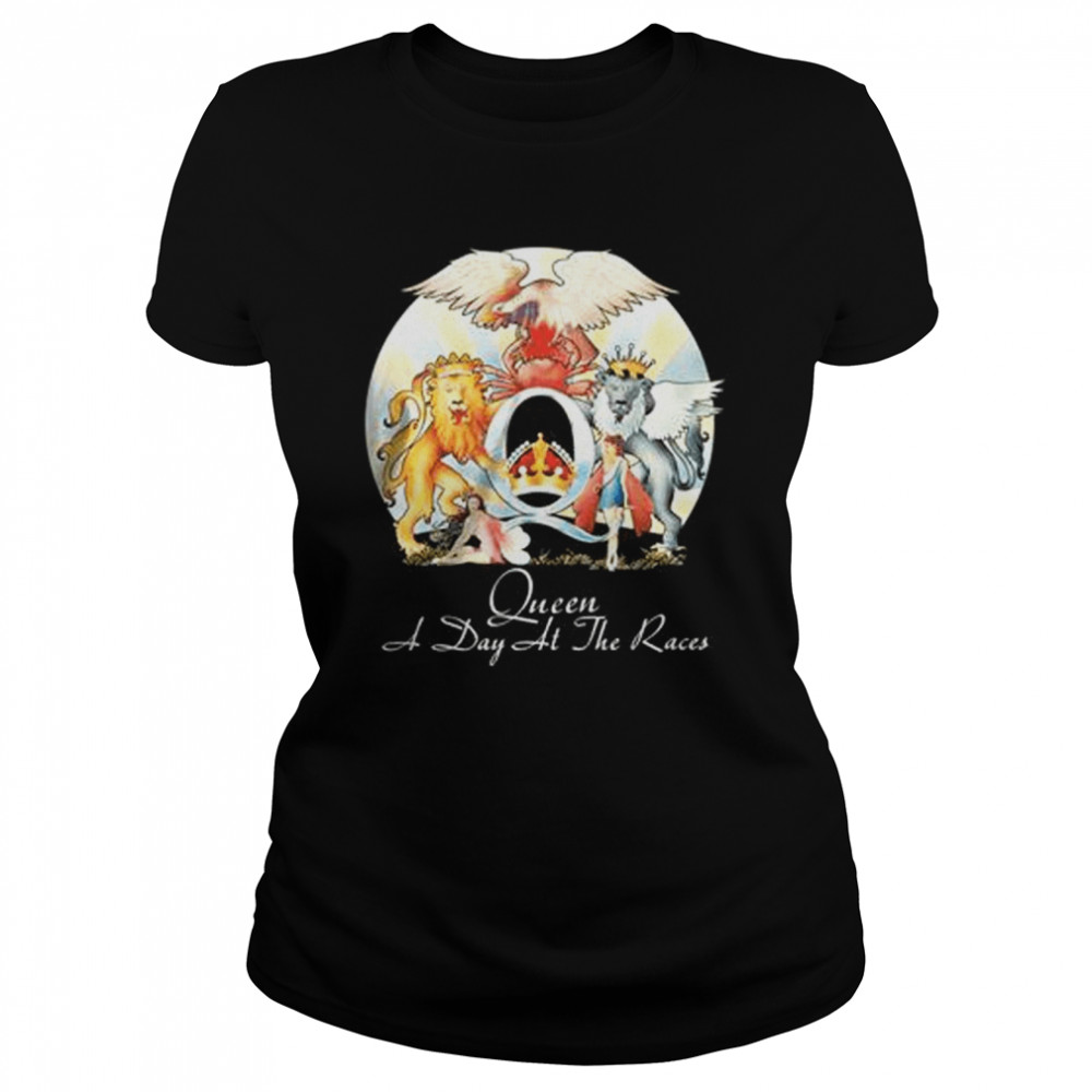 Queen A Day At The Races Freddie Mercury Rock shirt Classic Women's T-shirt