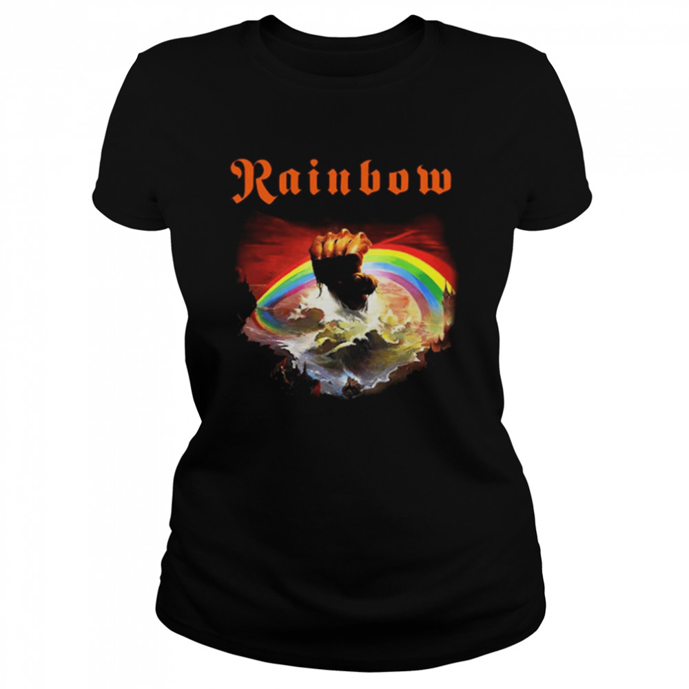 Rainbow Rising Ritchie Blackmore Rock shirt Classic Women's T-shirt