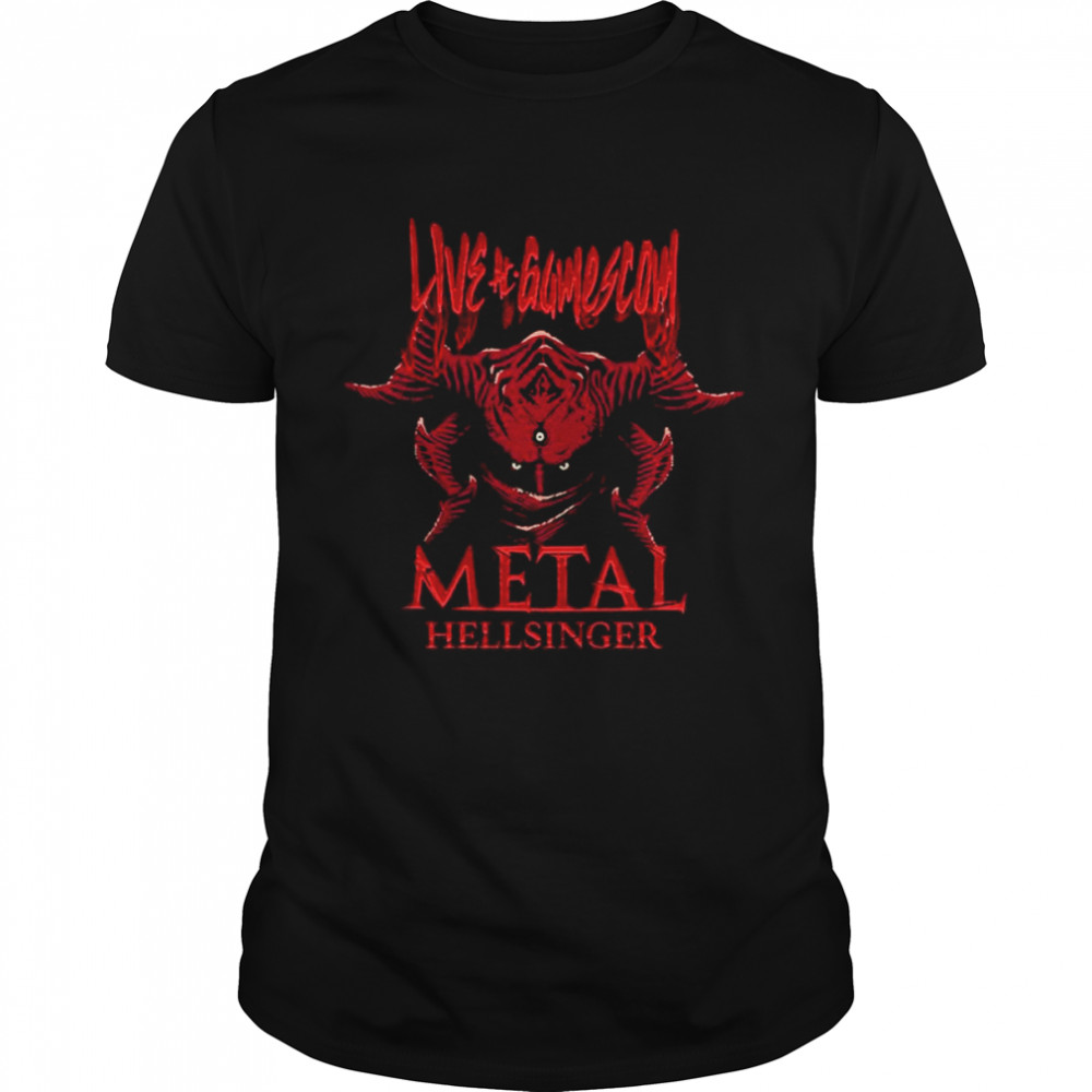 Red Design Metal Hellsinger shirt