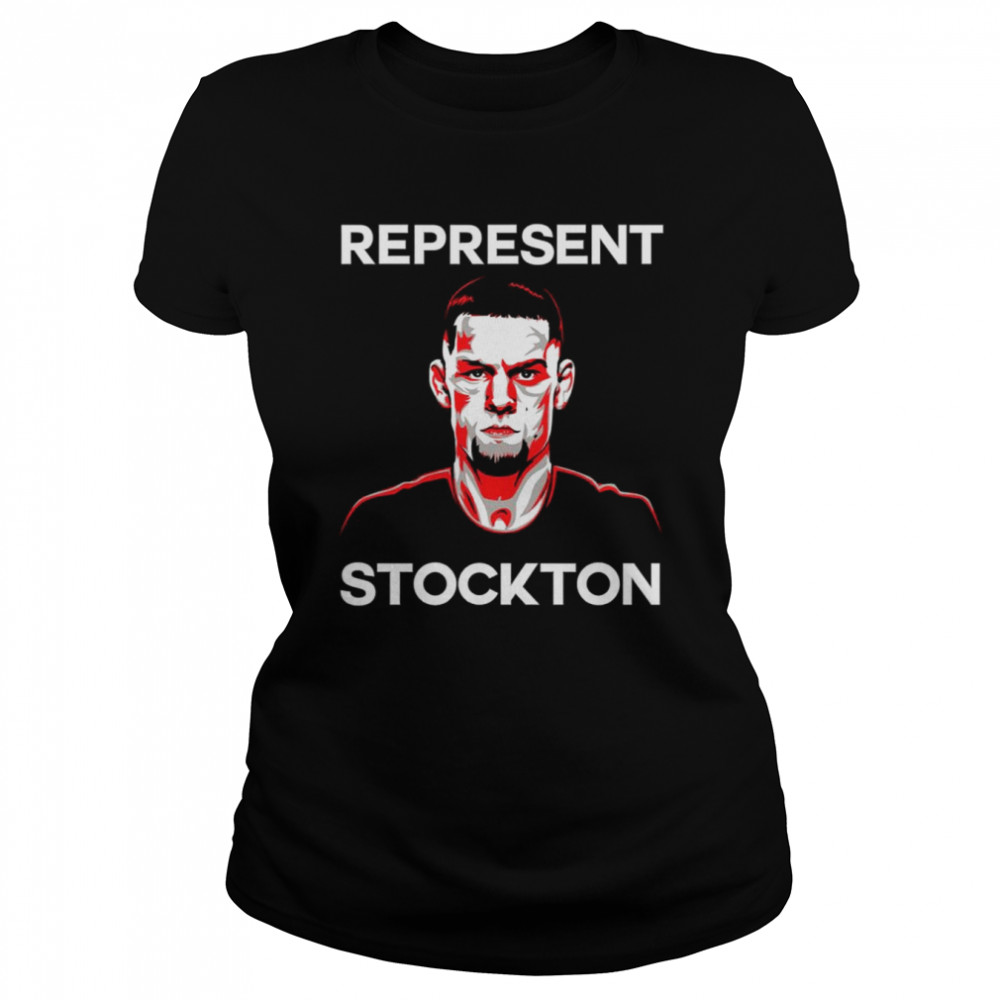 Represent Stockton Art Nate Diaz shirt Classic Women's T-shirt
