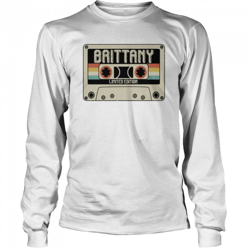 Retro Design Casset Brittany Aldean shirt Long Sleeved T-shirt