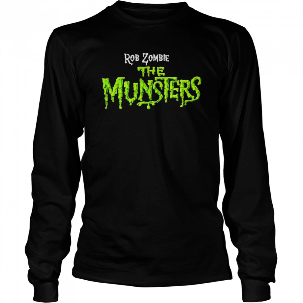 Rob Zombie Logo The Munsters shirt Long Sleeved T-shirt