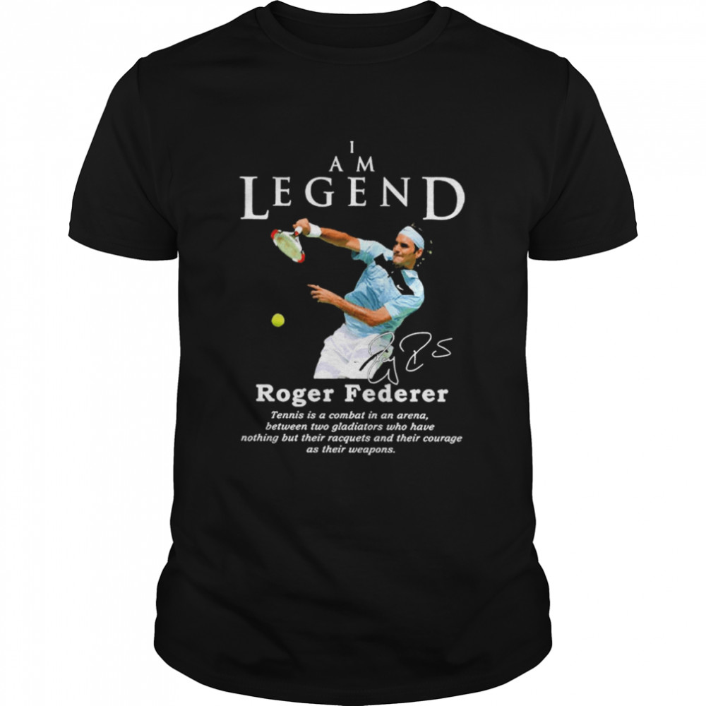 Roger federer I am Legend 20th 2022 shirt