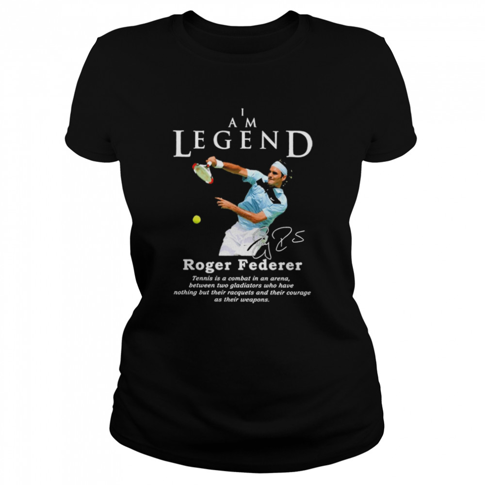 Roger federer I am Legend 20th 2022 shirt Classic Women's T-shirt