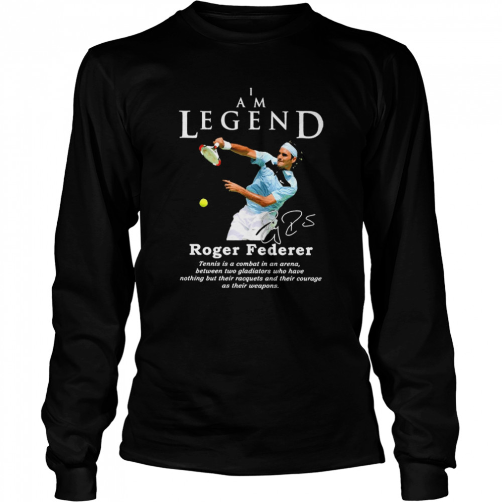 Roger federer I am Legend 20th 2022 shirt Long Sleeved T-shirt