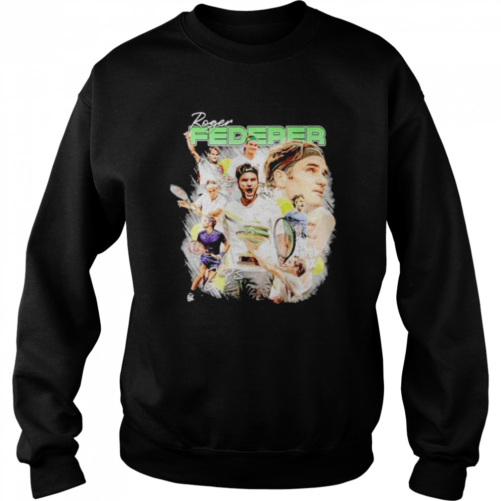 Roger Federer signature shirt Unisex Sweatshirt
