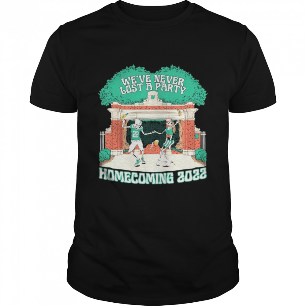 Skeletons We’ve Never Lost A Party OH Homecoming 2022 Shirt