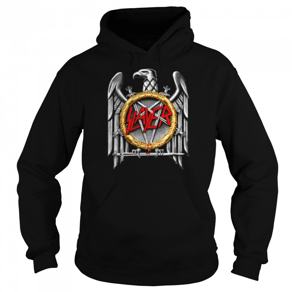 Slayer Silver Eagle Thrash Metal Rock shirt Unisex Hoodie