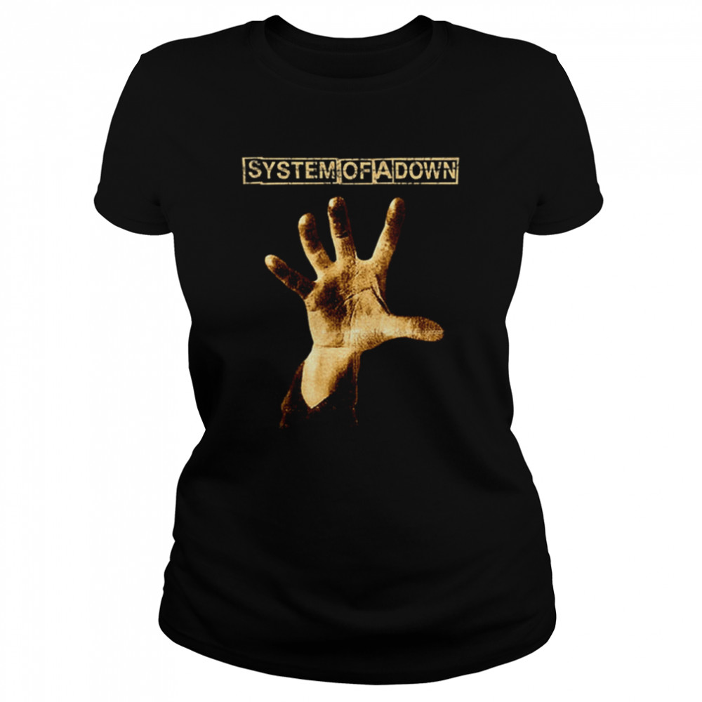 System Of A Down Hand Heavy Metal Rock shirt Classic Women's T-shirt