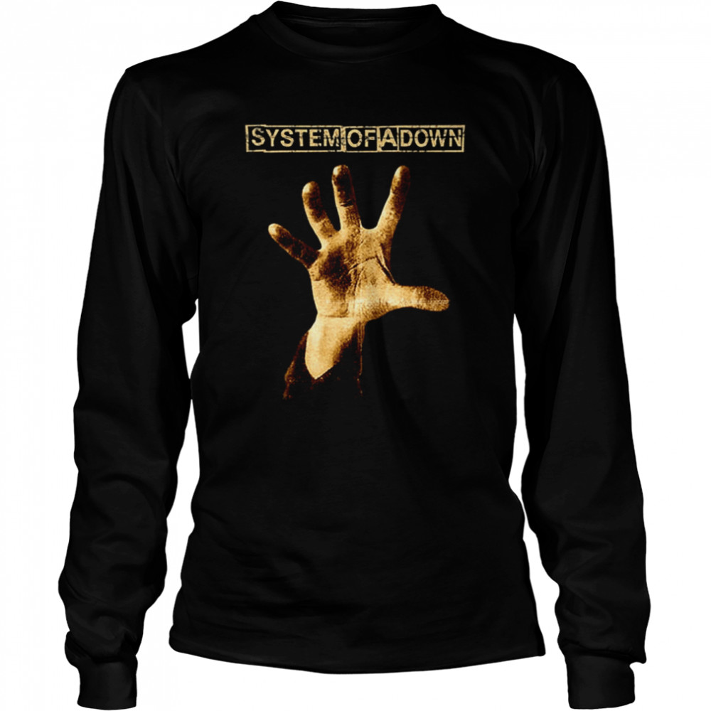 System Of A Down Hand Heavy Metal Rock shirt Long Sleeved T-shirt