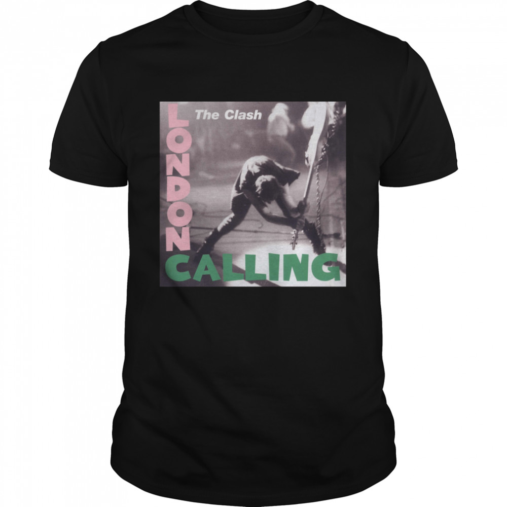 The Clash London Calling Joe Strummer Rock shirt Classic Men's T-shirt