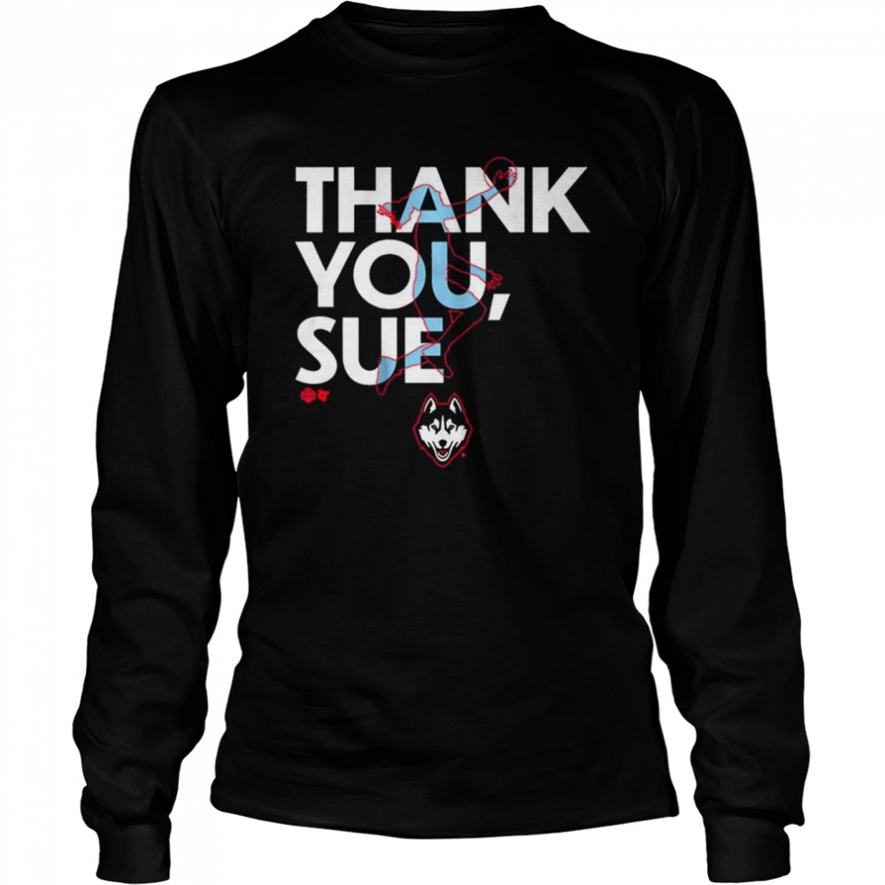 UConn Huskies Sue Bird Thank You Sue  Long Sleeved T-shirt