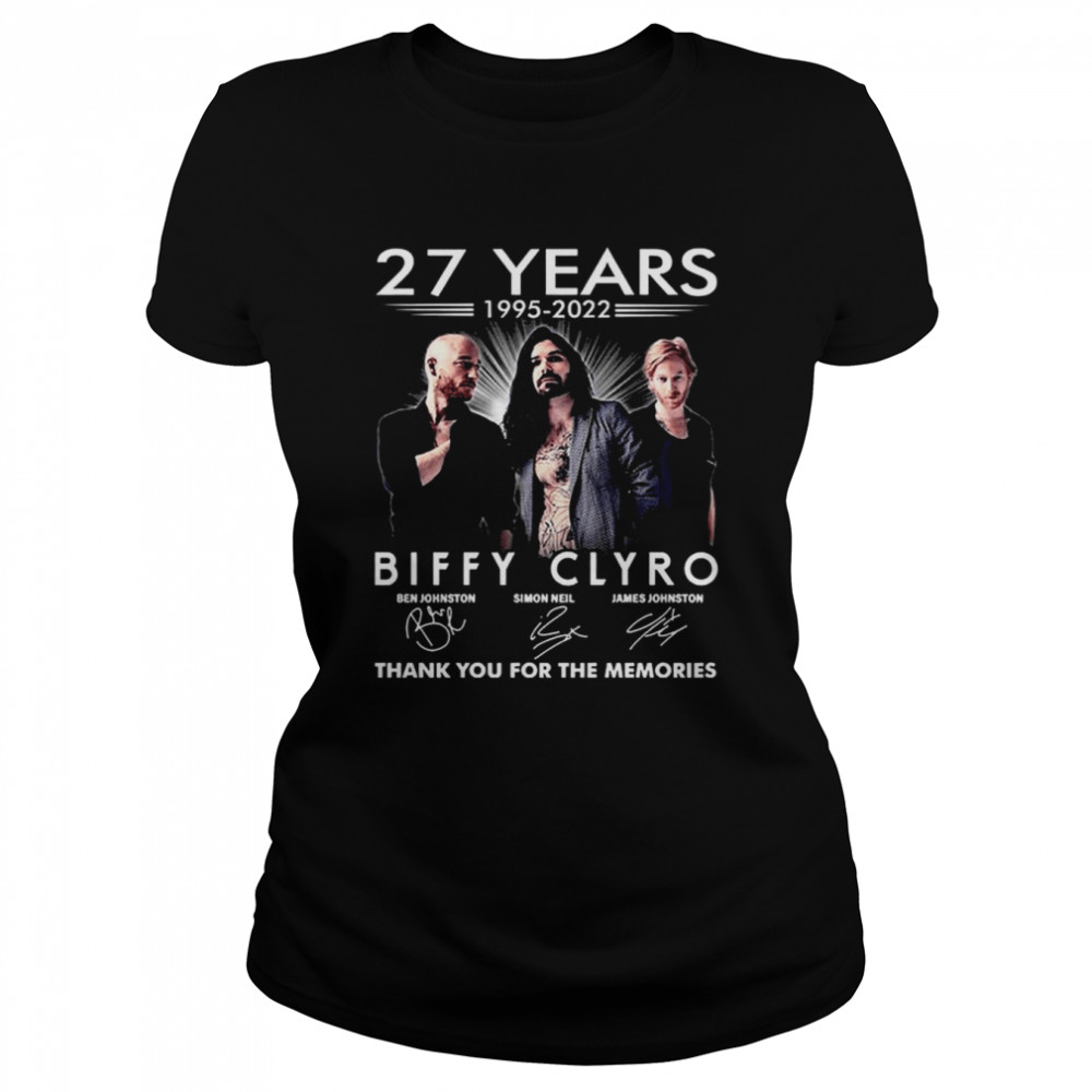 27 Years 1995 2022 Anniversary Biffy Clyro shirt Classic Women's T-shirt
