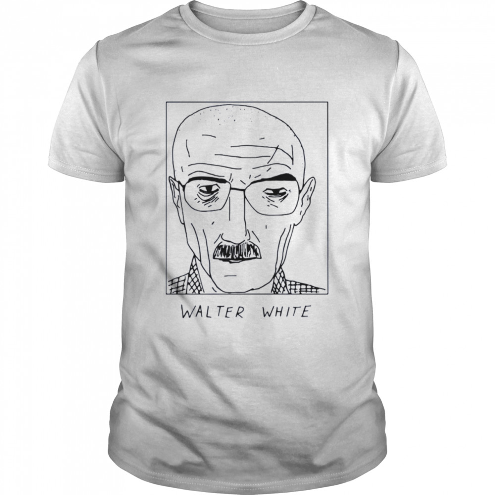 Badly Drawn Walter White Celebrities Breaking Bad shirt Classic Men's T-shirt