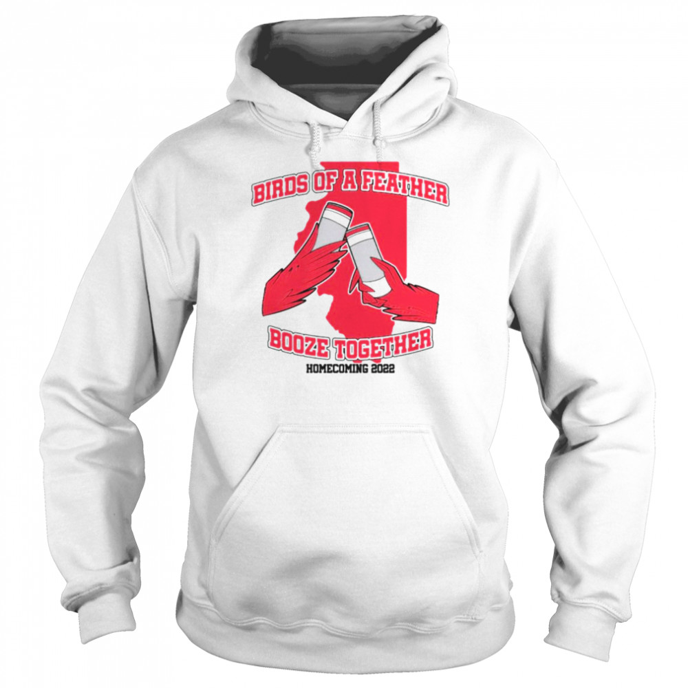 Birds of a feather booze together homecoming 2022 shirt Unisex Hoodie