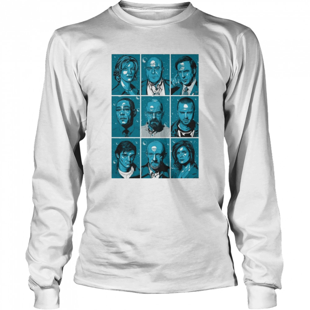 Character Collage Breaking Bad Graphic shirt Long Sleeved T-shirt