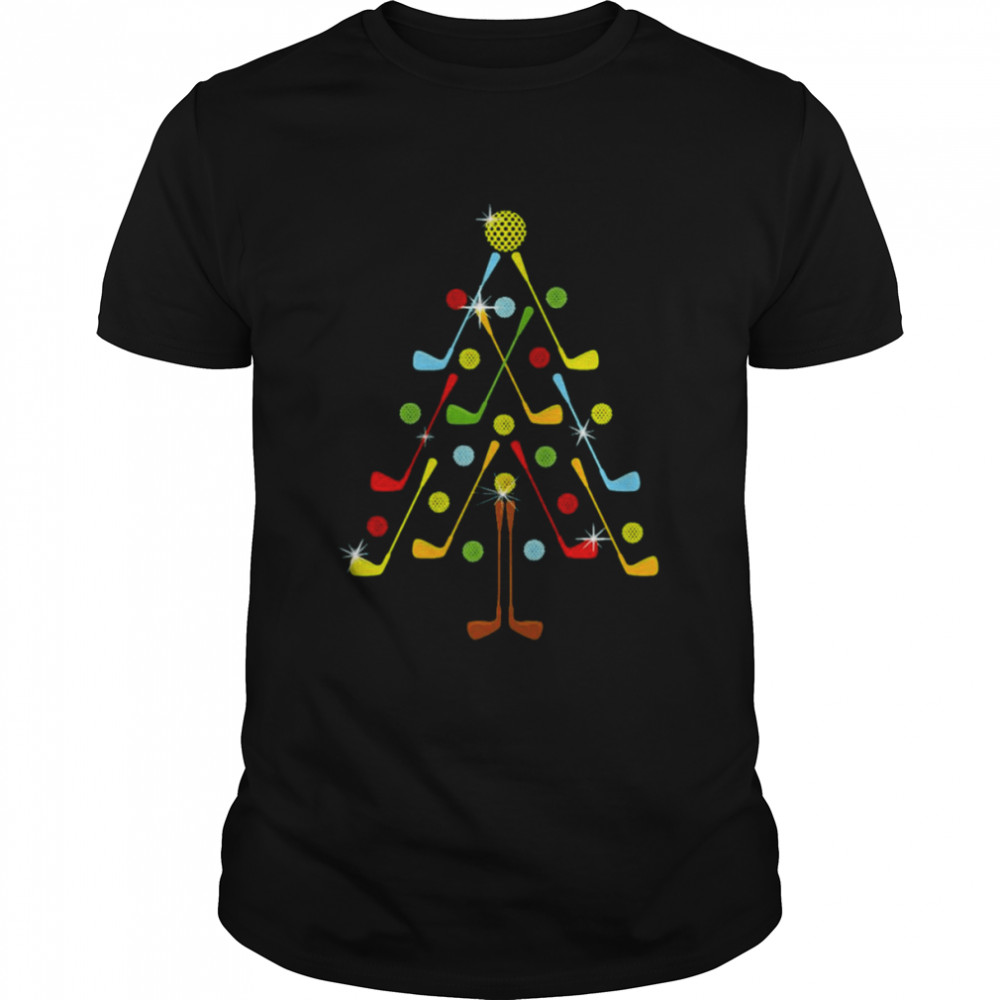 Christmas Tree Golf Ball shirt Classic Men's T-shirt