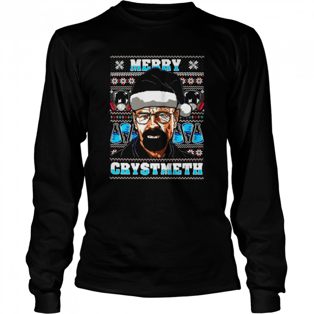 Christmas Ugly Walter White Breaking Bad Graphic shirt Long Sleeved T-shirt