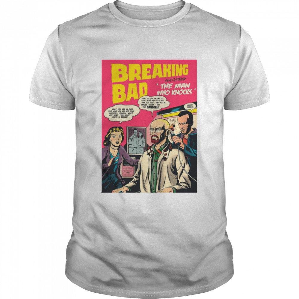 Comics Styl Design Breaking Bad Cover shirt Classic Men's T-shirt