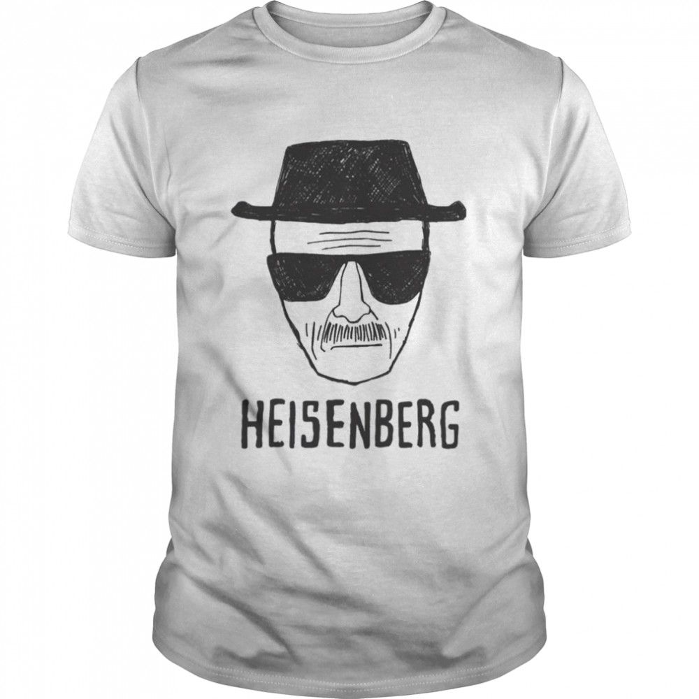 Cool Hat Walter White Breaking Bad Heisenberg Drawing shirt Classic Men's T-shirt