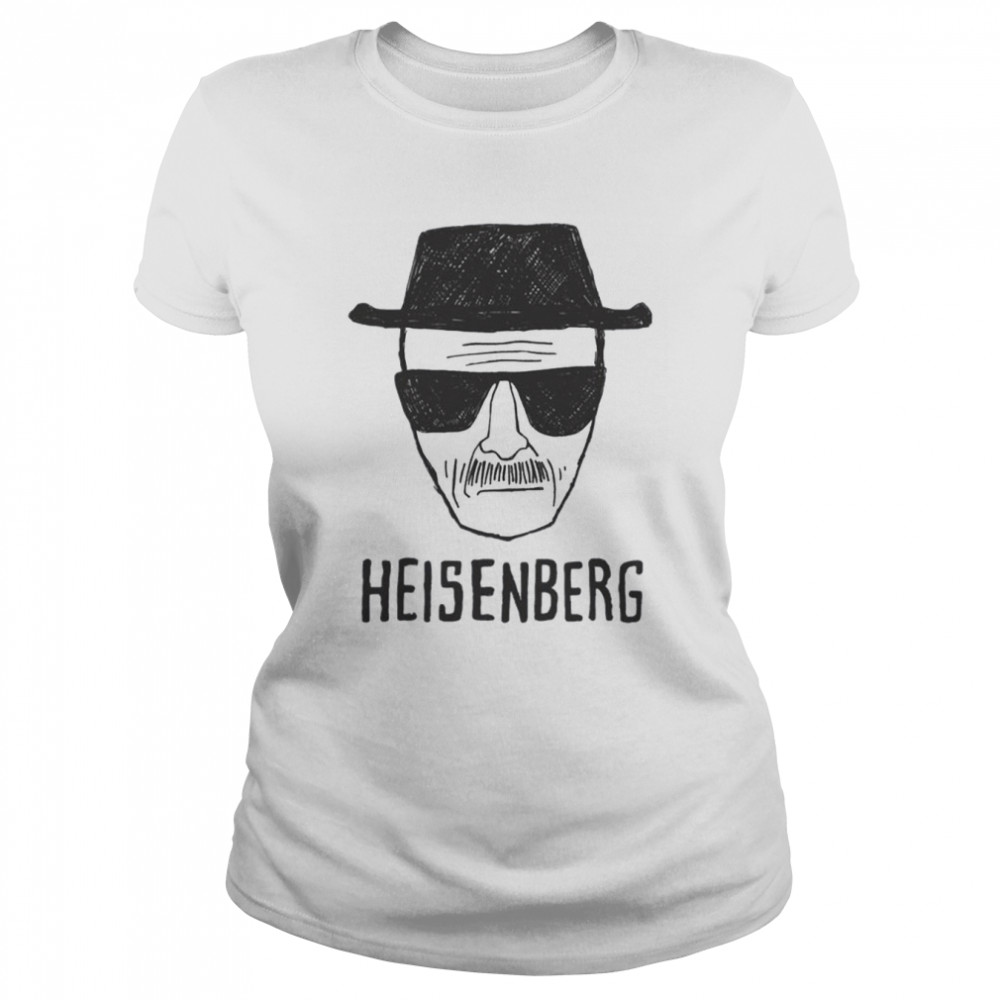 Cool Hat Walter White Breaking Bad Heisenberg Drawing shirt Classic Women's T-shirt