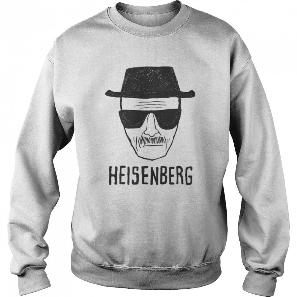 Cool Hat Walter White Breaking Bad Heisenberg Drawing shirt Unisex Sweatshirt