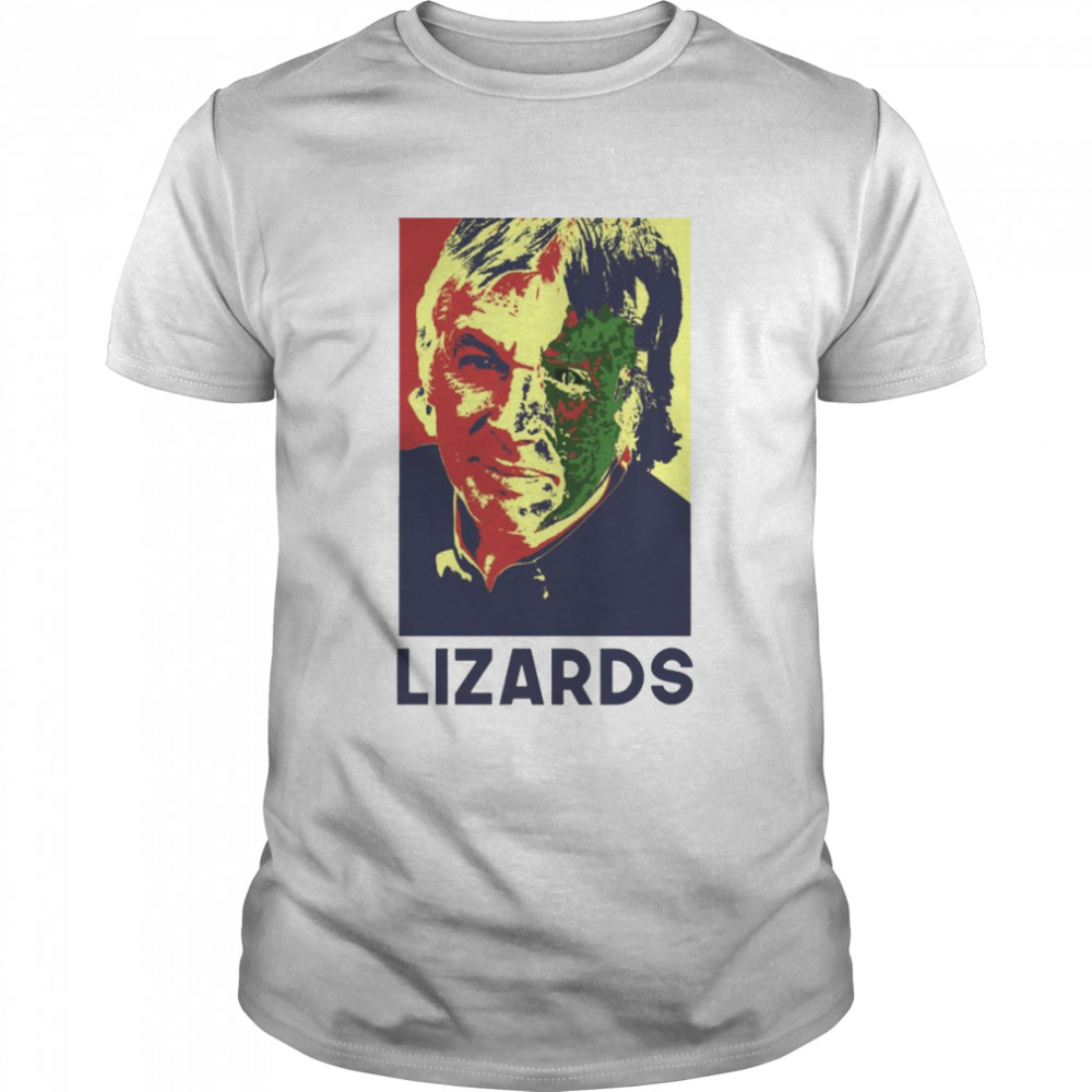 David Ickes Lizard Reptile shirt Classic Men's T-shirt