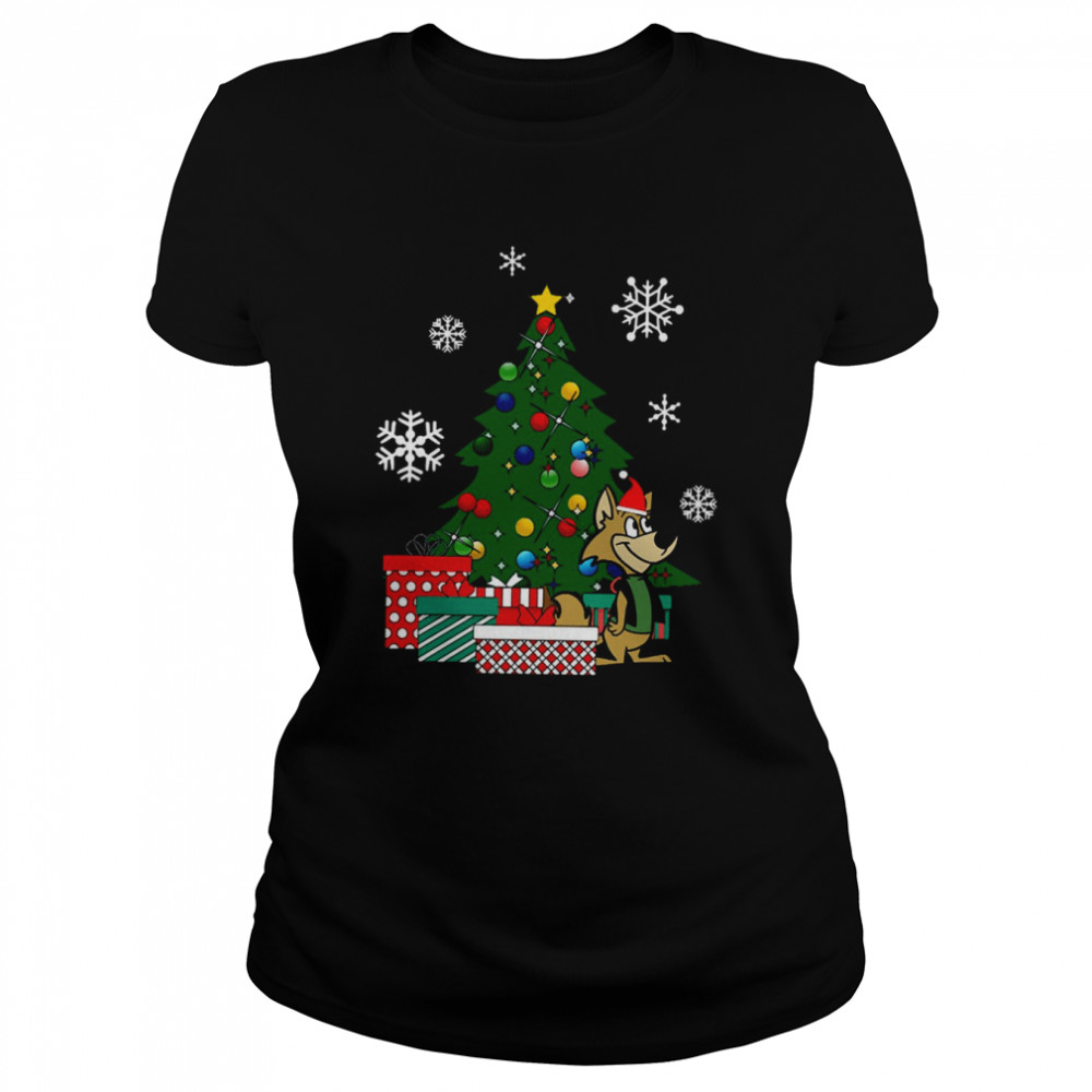 Ding A Ling Wolf Around The Christmas Tree shirt Classic Women's T-shirt