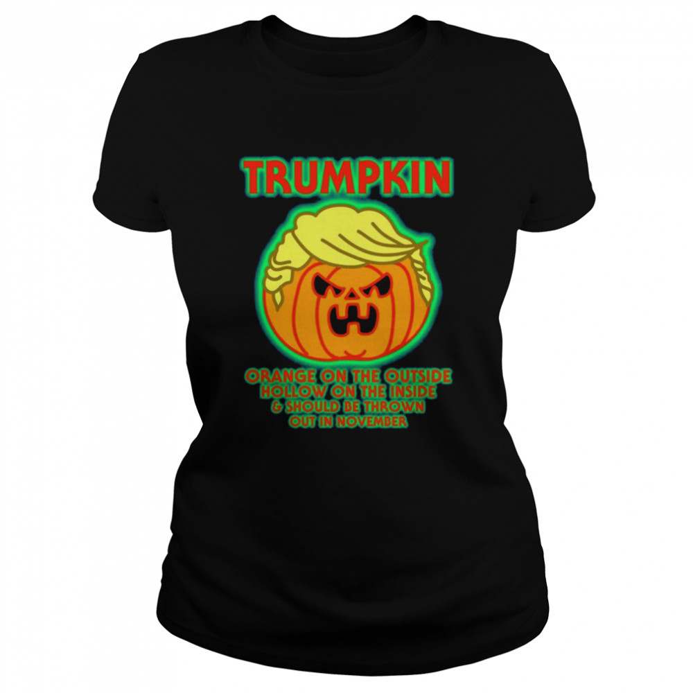Donald Trump Pumpkin Political shirt Classic Women's T-shirt