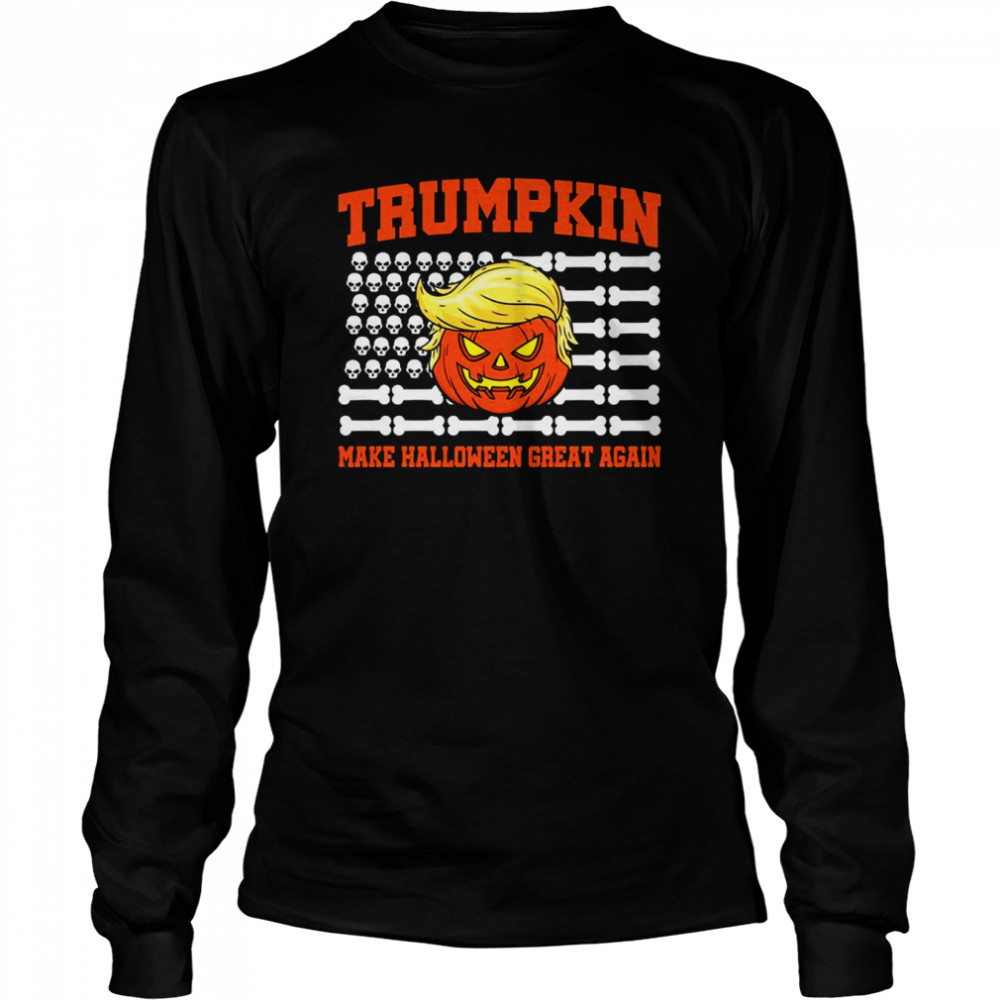 Donald Trump Simple Flag shirt Long Sleeved T-shirt